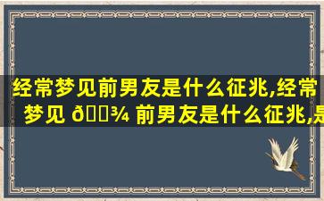 经常梦见前男友是什么征兆,经常梦见 🌾 前男友是什么征兆,是婚姻不幸福吗